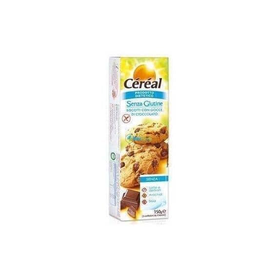 Cereal Biscotti con Gocce di Cioccolato Senza Glutine | Acquista Online su Farmaclick