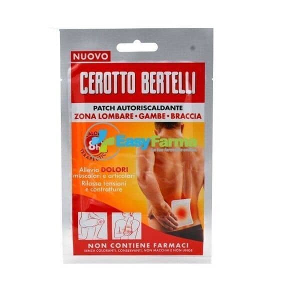 Cerotto Bertelli Fascia Autoriscaldante Zona Lombare Gambe e Braccia | Acquista Online su Farmaclick