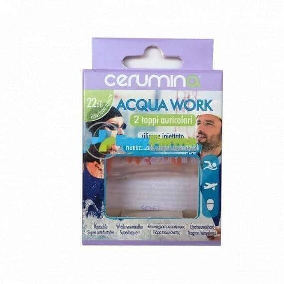 Cerumina Acqua Work 2 Tappi Auricolari di Silicone Iniettato | Acquista Online su Farmaclick