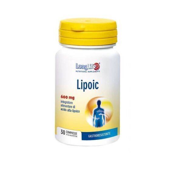Longlife Lipoic 600 Mg Integratore Alimentare di Acido Alfa Lipoico 60 Capsule | Acquista Online su Farmaclick