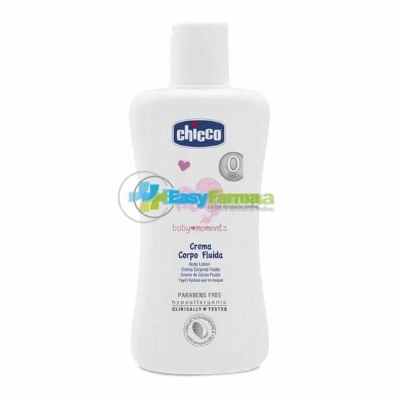 Chicco Baby Moments Crema Corpo Fluida 200ml | Acquista Online su Farmaclick
