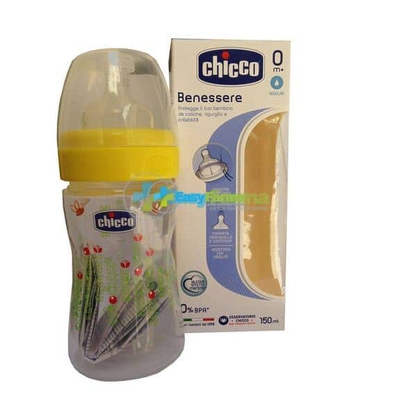 Chicco Biberon Benessere 0 M+ Unisex da 150 Ml in Silicone | Acquista Online su Farmaclick