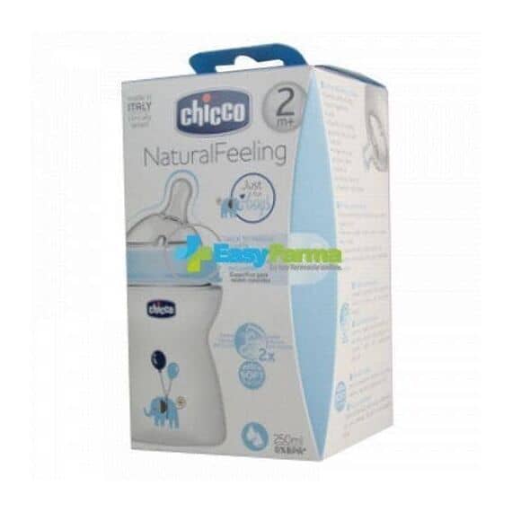 Chicco Biberon Natural Feeling Boys 2 Mesi 250 Ml | Acquista Online su Farmaclick