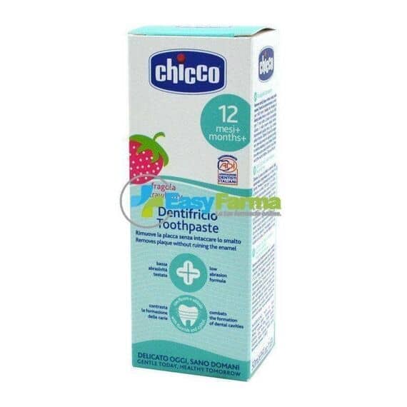 Chicco Dentifricio Toothpaste 12 Mesi+ Gusto Fragola 50 Ml | Acquista Online su Farmaclick