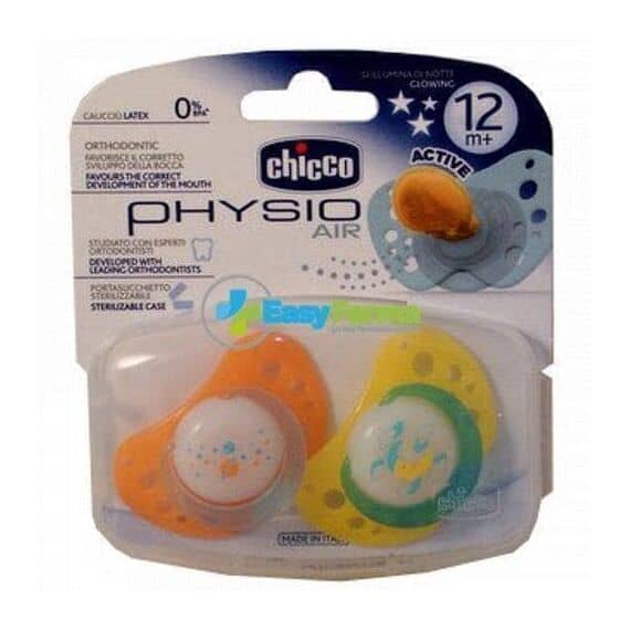 Chicco Physio Air 2 Succhietti Caucciã¹ 12m | Acquista Online su Farmaclick