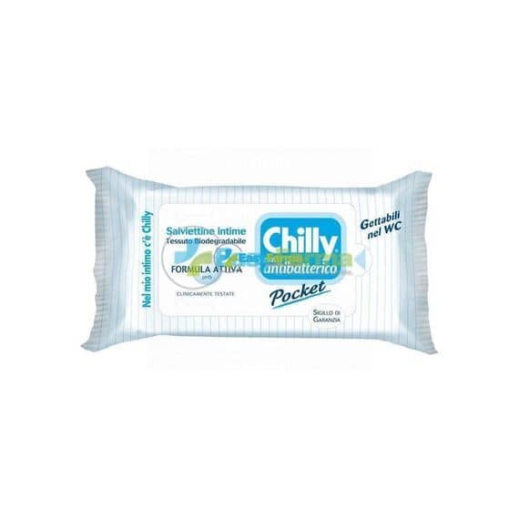 Chilly Pocket Salviettine Intime con Antibatterico 12 Pezzi | Acquista Online su Farmaclick