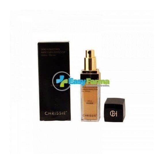 Chrissie Siero Fondotinta Impeccabile Perfezione Uomo Donna Spf 15 Bronze 30ml | Acquista Online su Farmaclick