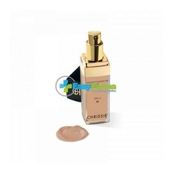 Chrissie Siero Fondotinta Nude Look Impeccabile Imperfezione Spf 15 Sand 02 30 Ml | Acquista Online su Farmaclick