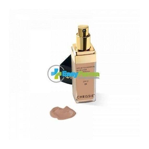 Chrissie Siero Fondotinta Nude Look Impeccabile Perfezione Spf 15 Golden Sand 03 | Acquista Online su Farmaclick