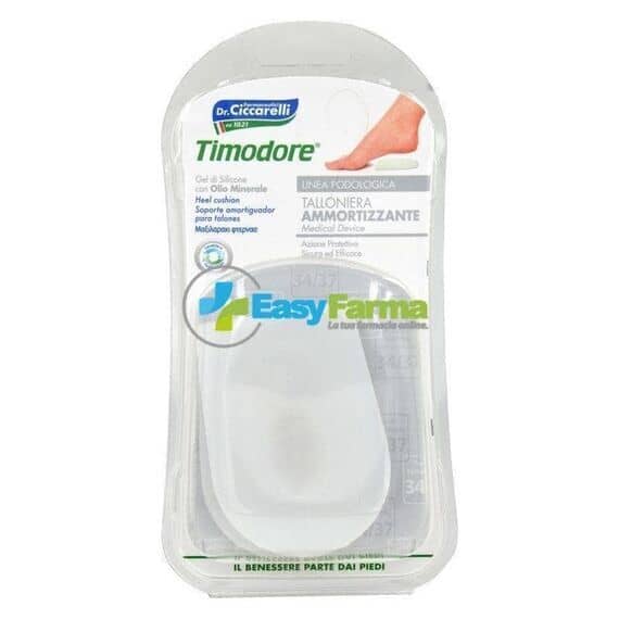 Ciccarelli Timodore Talloniera Ammortizzante in Gel di Silicone Tg 34-37 | Acquista Online su Farmaclick
