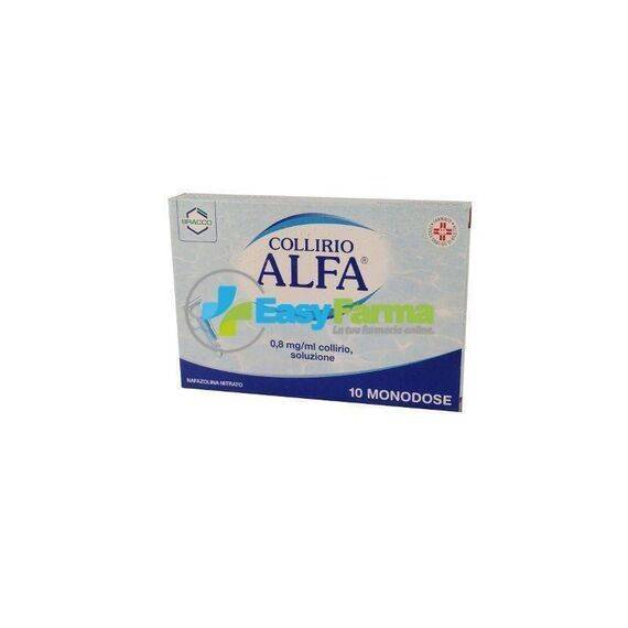 Collirio Alfa 10 Monodose 0.3 Ml 0.8 Mg Soluzione | Acquista Online su Farmaclick
