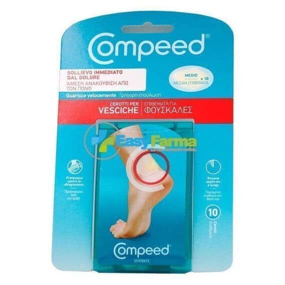 Compeed 10 Cerotti per Vesciche Formato Medio | Acquista Online su Farmaclick