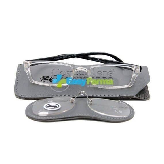 Correct Lens Glasses Occhiale da Vista per Presbiopia + 1.00 Cristallo + Pince Nez Omaggio | Acquista Online su Farmaclick