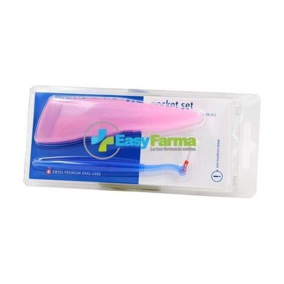 Curaprox Ortho Pocket Set Scovolini con Manico Blu con Custodia Colore Rosa | Acquista Online su Farmaclick