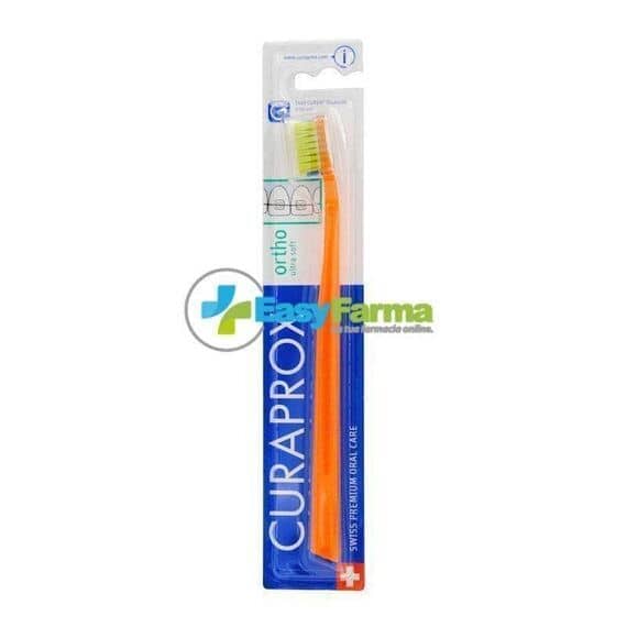 Curaprox Spazzolino Manuale 5460 Ortho Ultra Soft 1 Pz Colore Arancio | Acquista Online su Farmaclick