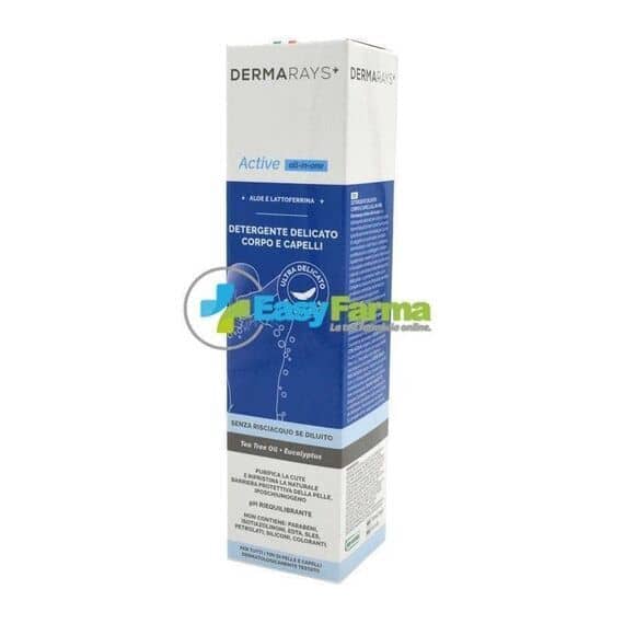 Dermarays Active Detergente Delicato Corpo e Capelli 250 Ml | Acquista Online su Farmaclick