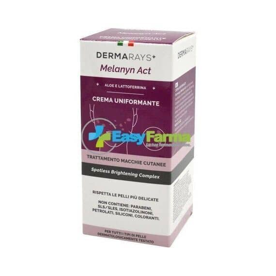 Dermarays Melanyn Act Crema Uniformante Trattamento Macchie Cutanee 50 Ml | Acquista Online su Farmaclick