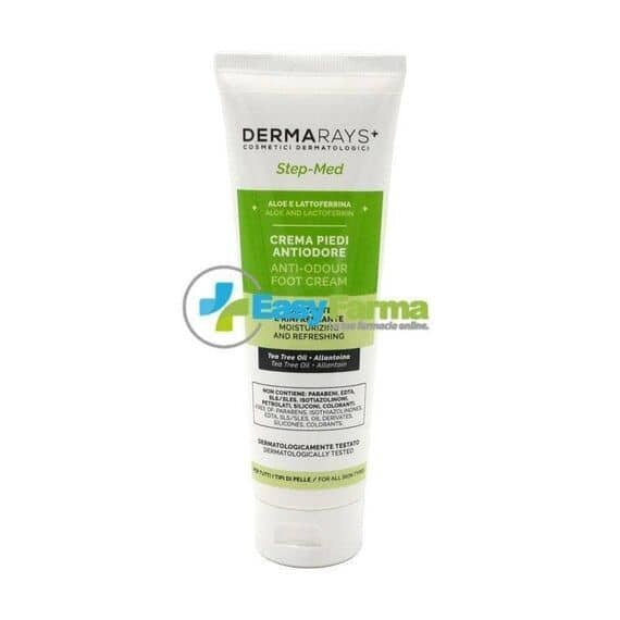 Dermarays Step Med Crema Piedi Anti Odore Idratante e Rinfrescante 125 Ml | Acquista Online su Farmaclick