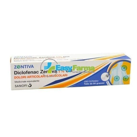 Diclofenac Zentiva 1% Gel Dolori Articolari e Muscolari 50 G | Acquista Online su Farmaclick