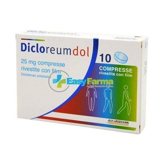 Dicloreumdol 25 Mg 10 Compresse Rivestite | Acquista Online su Farmaclick