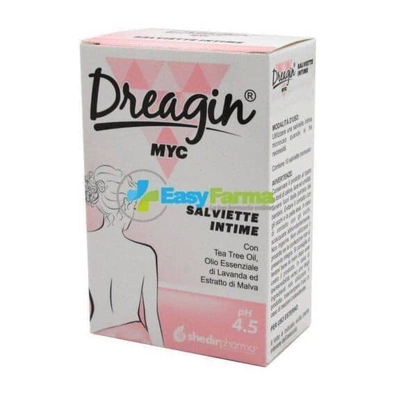Dreagin Myc Salviette Intime Ph 4.5 Ad Azione Antimicotica 10 Salviette | Acquista Online su Farmaclick