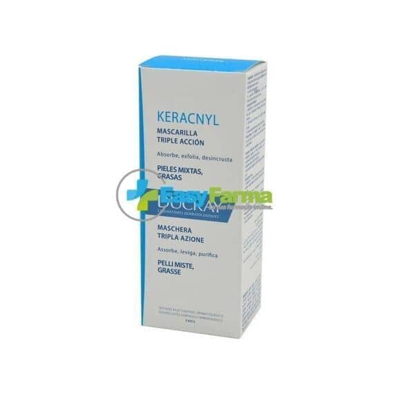 Ducray Keracnyl Maschera Esfoliante Pelle Mista e Grassa 40 Ml | Acquista Online su Farmaclick