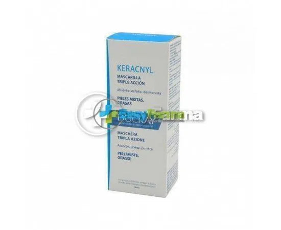 Ducray Keracnyl Maschera Esfoliante Pelle Mista E Grassa 40 Ml