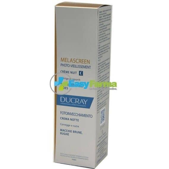 Ducray Melascreen Crema Notte Fotoinvecchiamento Macchie Brune e Rughe 50 Ml | Acquista Online su Farmaclick