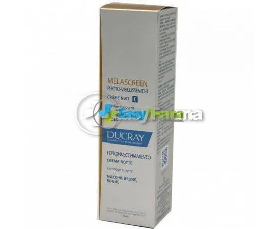 Ducray Melascreen Creme Nachtpflege Fotoalterung Braune Flecken und Falten 50 ml