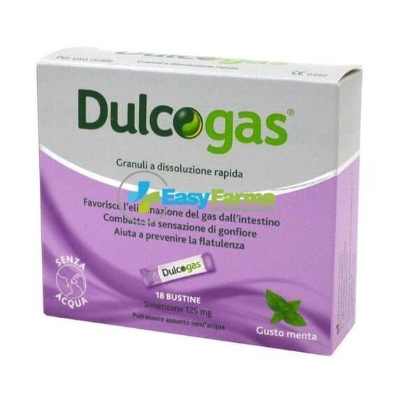 Dulcogas Granuli 18 Bustine Gusto Menta | Acquista Online su Farmaclick