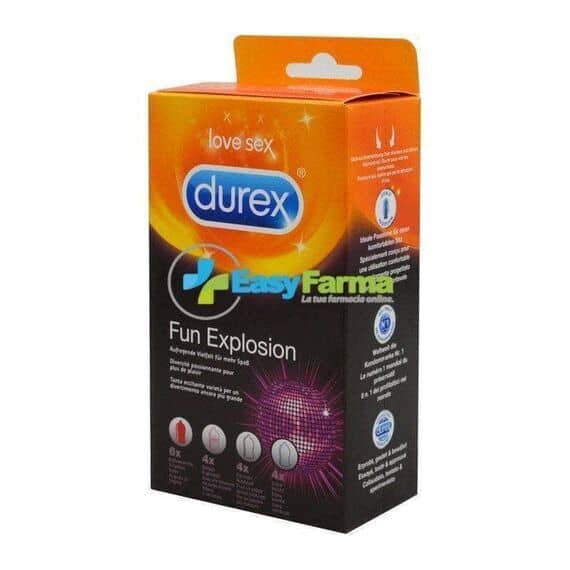 Durex Fun Explosion Profilattici Colorati e Aromatizzati Ai Gusti di Frutta 18 Profilattici | Acquista Online su Farmaclick