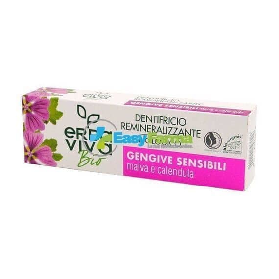 Erba Viva Bio Dentifricio Remineralizzante Biologico Gengive Sensibili Malva e Calendula 75 Ml | Acquista Online su Farmaclick