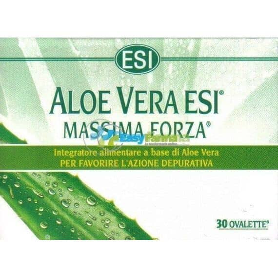 Esi Aloe Vera Massima Forza Integratore 30 Ovalette | Acquista Online su Farmaclick
