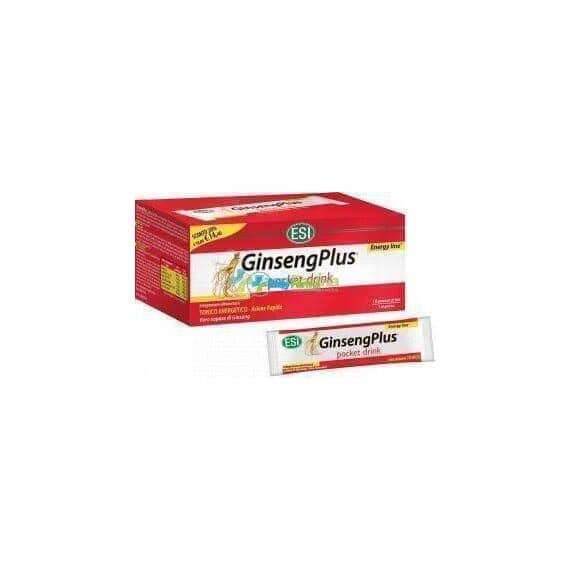 Esi Ginseng Plus Integratore Alimentare 16 Pocket | Acquista Online su Farmaclick