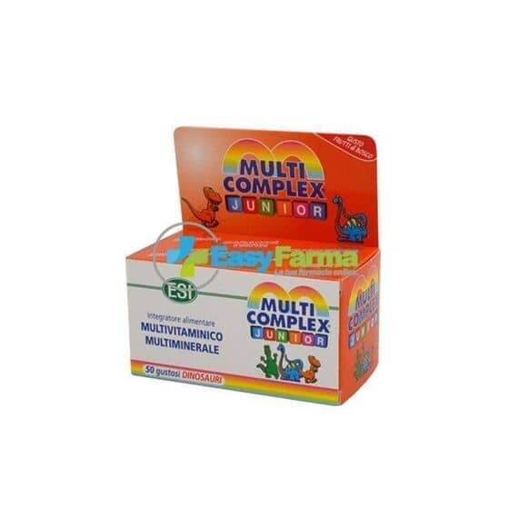 Esi Multicomplex Junior Dinosauri Al Gusto Frutti di Bosco 50 Pz | Acquista Online su Farmaclick