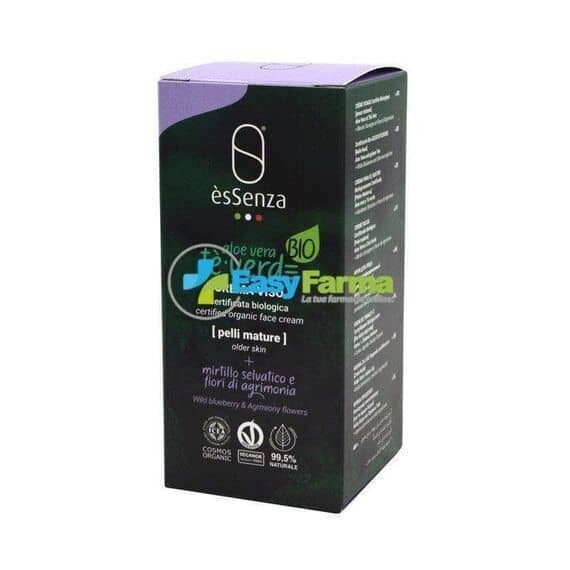 Ãssenza Crema Viso Bio per Pelli Mature Tã¨ Verde e Aloe Vera 50 Ml | Acquista Online su Farmaclick