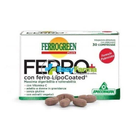 Ferrogreen Ferro + Integratore Alimentare 30 Compresse | Acquista Online su Farmaclick