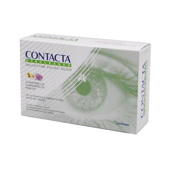 Contacta Eyecleaner 14 Salviettine Pulisci Occhi con Camomilla | Acquista Online su Farmaclick