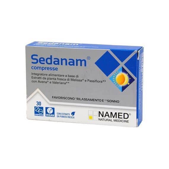 Named Sedanam Integratore per il Sonno 30 Compresse | Acquista Online su Farmaclick