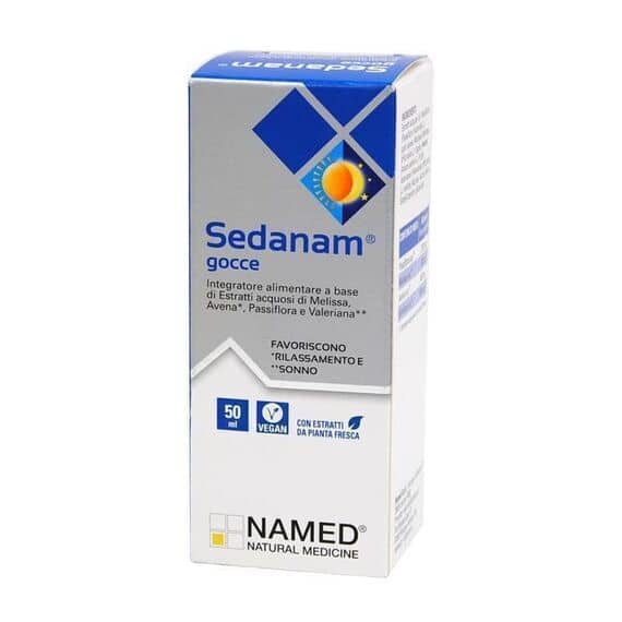 Named Sedanam Integratore per i Sonno e il Rilassamento Gocce 50 Ml | Acquista Online su Farmaclick