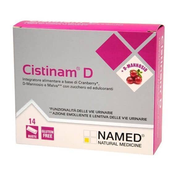 Named Cistinam D Integratore a Base di Cranberry per il Benessere delle Vie Urinarie 14 Bustine | Acquista Online su Farmaclick