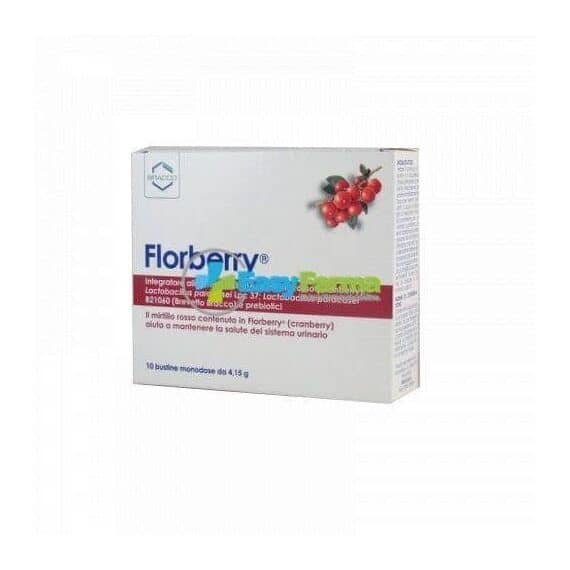Florberry Integratore per il Benessere delle Vie Urinarie Al Mirtillo Rosso 10 Bustine | Acquista Online su Farmaclick