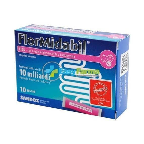 Flormidabil Kids 10 Miliardi Integratore Alimentare di Fermenti Lattici 10 Bustine Orosolubili | Acquista Online su Farmaclick