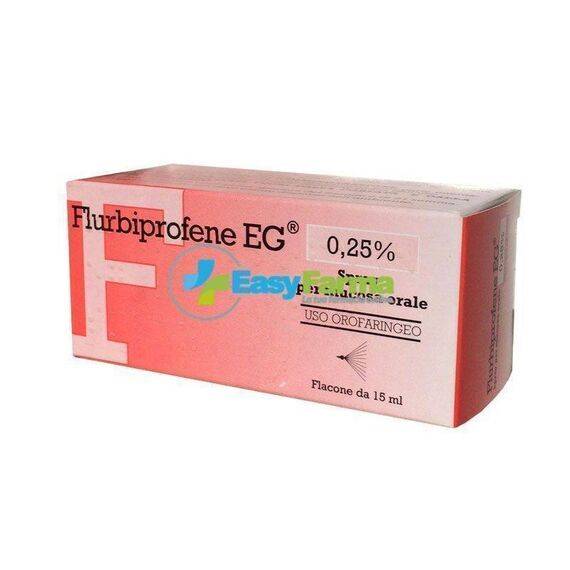 Flurbiprofene Eg 0,25% Spray per Mucosa Orale Flacone da 15ml | Acquista Online su Farmaclick