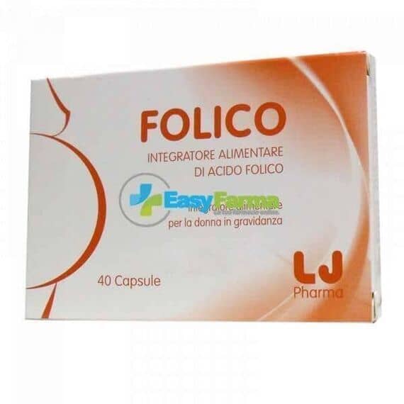 Folico Integratore Alimentare di Acido Folico 40 Capsule | Acquista Online su Farmaclick