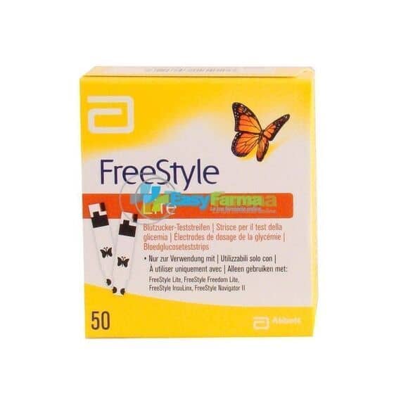 Freestyle Lite Strisce per il Test della Glicemia 50 Pz | Acquista Online su Farmaclick