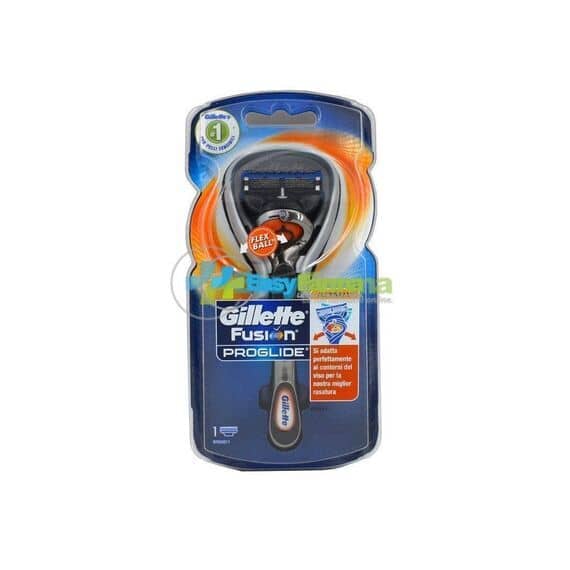 Gillette Fusion Proglide Rasoio Flex Ball Pelli Sensibili 1 Pz + 1 Ricambio | Acquista Online su Farmaclick