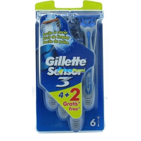 Gillette Sensor3 4+2 Gratis | Acquista Online su Farmaclick