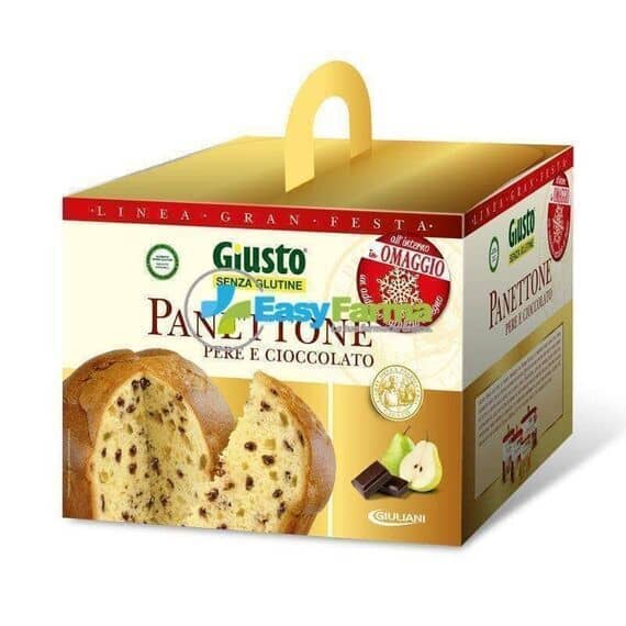 Giuliani Giusto Panettone Pere e Cioccolato Senza Glutine 500 G | Acquista Online su Farmaclick
