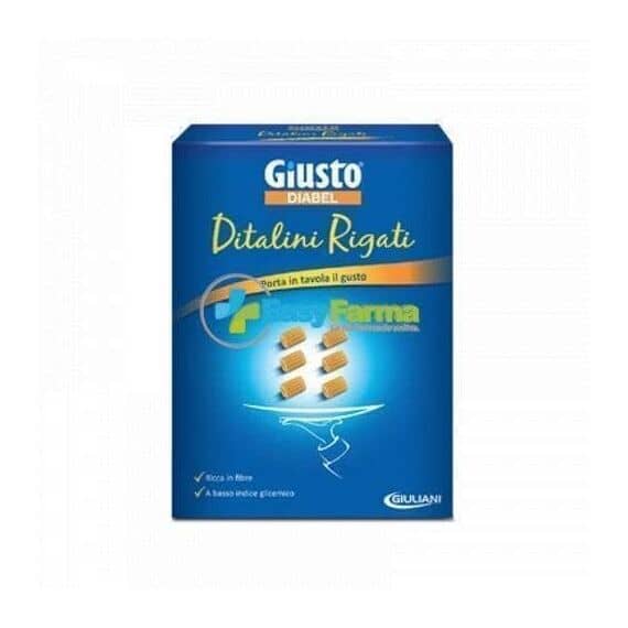 Giusto Diabel Ditalini Rigati Pasta per Diabetici 400 G | Acquista Online su Farmaclick